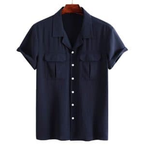 Kemeja Kerah Terbuka